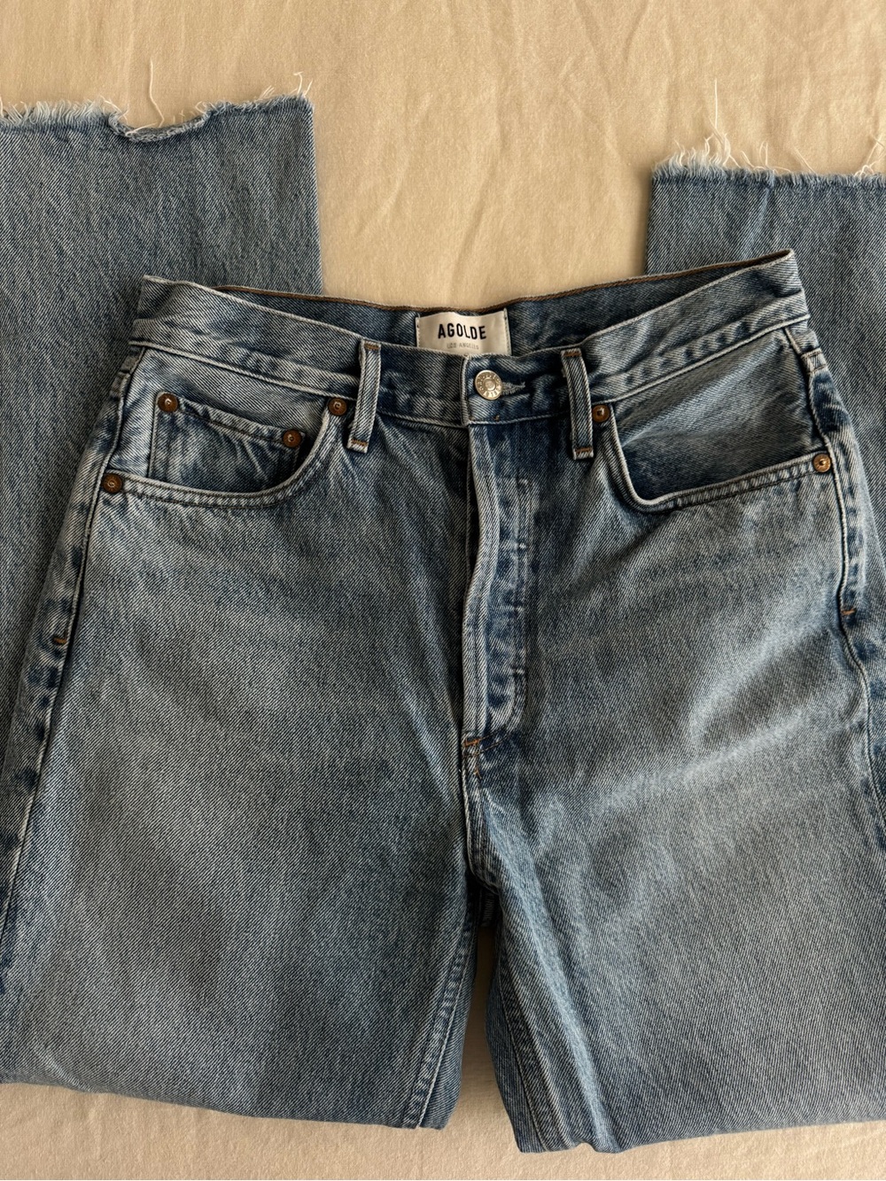Agolde Mid-Rise Jeans